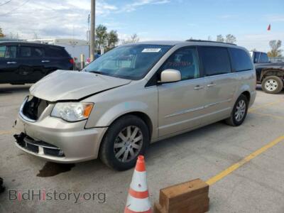 2014 Chrysler MINIVAN Town & COU, бежевый — VIN 2C4RC1BG2ER144497, Copart