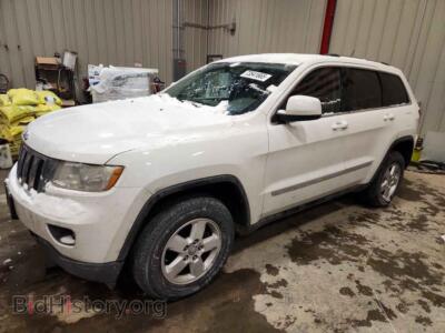 2013 Jeep GRAND CHER Laredo, white — VIN 1C4RJFAG8DC551896, Copart