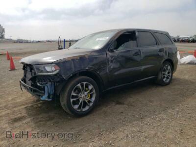 2019 Dodge DURANGO GT, черный — VIN 1C4RDHDG6KC675998, Copart