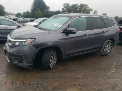 2019 Honda PILOT EXL, серый — VIN 5FNYF6H48KB046014, Copart
