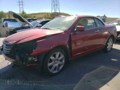 2010 Chrysler SEBRING Limited, красный — VIN 1C3BC6EV3AN109102, Copart