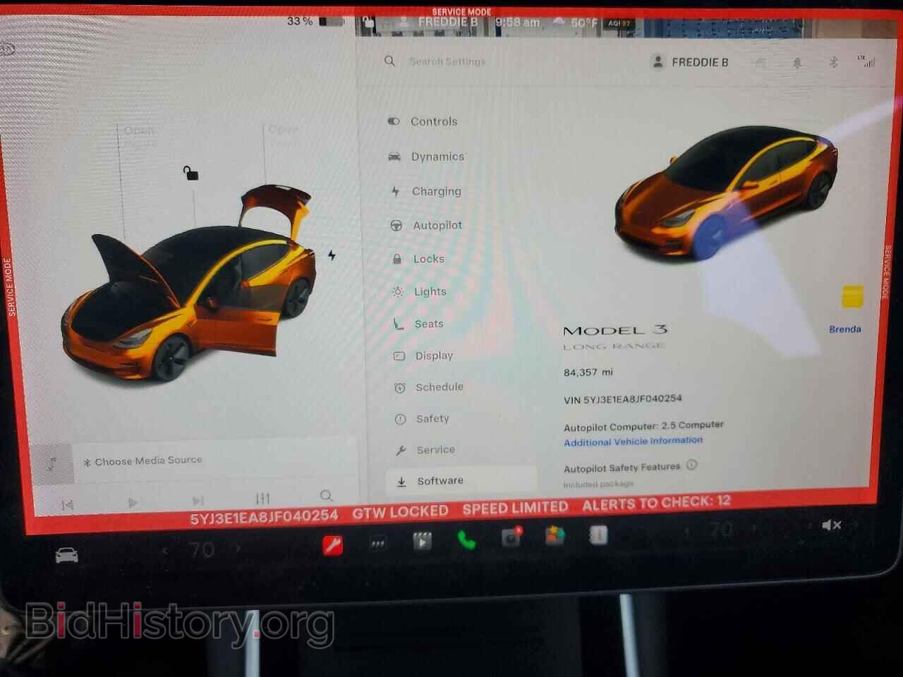 2018 TESLA MODEL 3 - VIN: 5YJ3E1EA8JF040254 - Фото 9