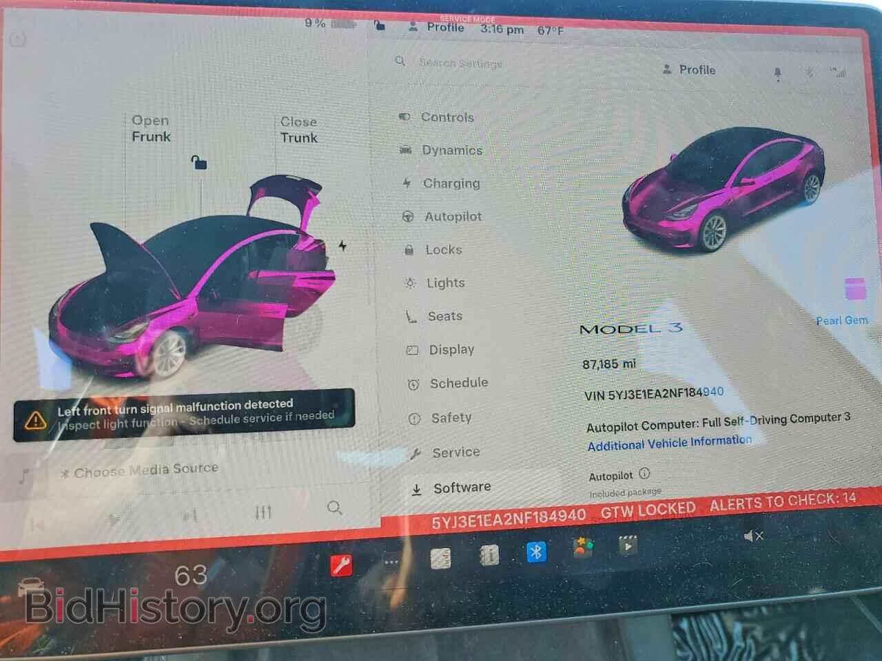 2022 TESLA MODEL 3 - VIN: 5YJ3E1EA2NF184940 - Photo 9