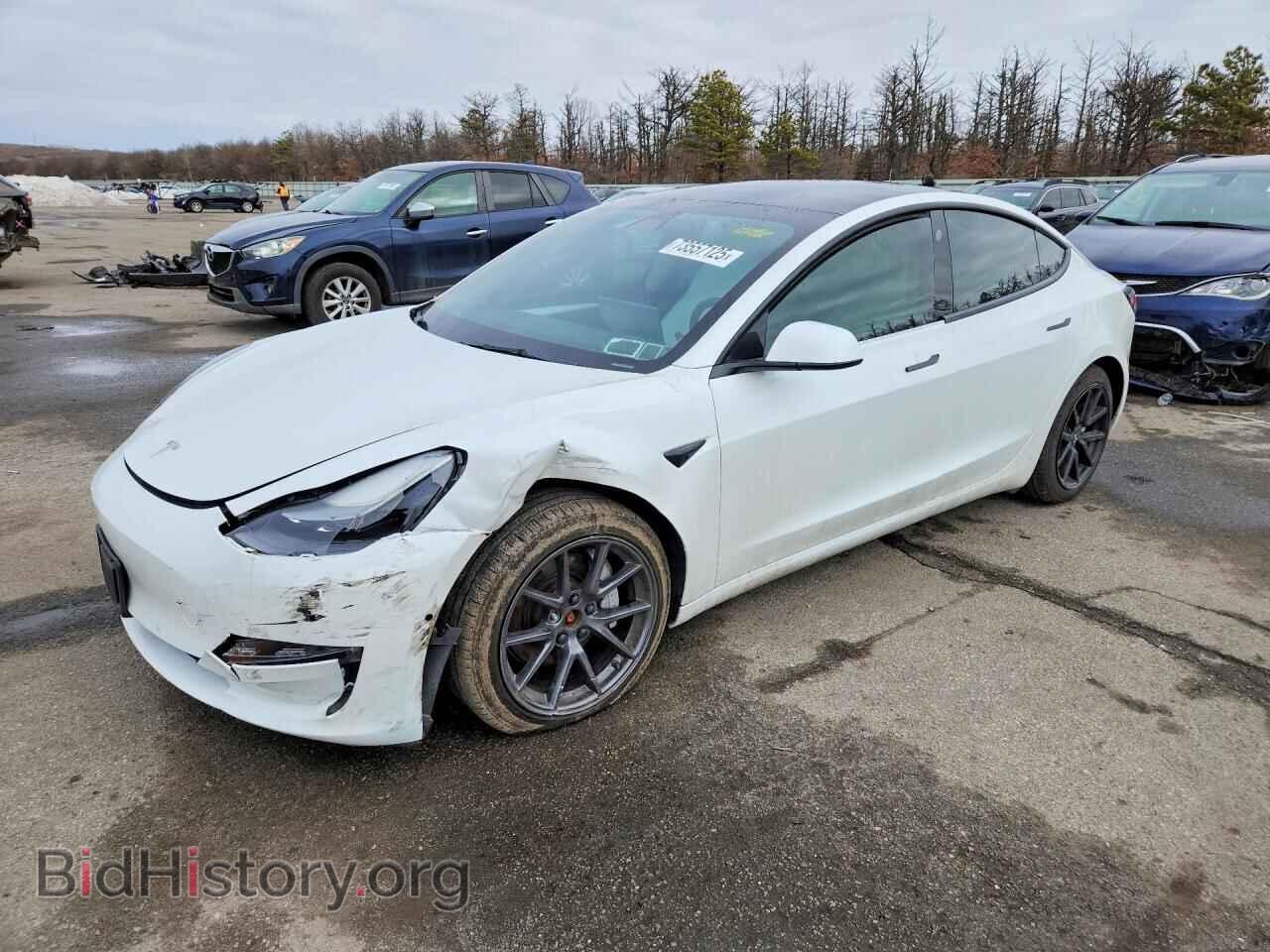 Photo 5YJ3E1EB2NF228525 - TESLA MODEL 3 2022