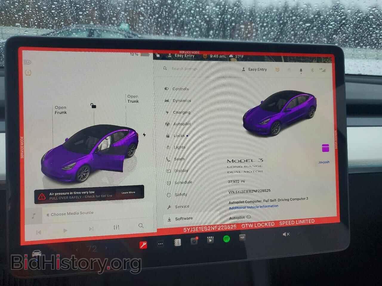 2022 TESLA MODEL 3 - VIN: 5YJ3E1EB2NF228525 - Фото 9