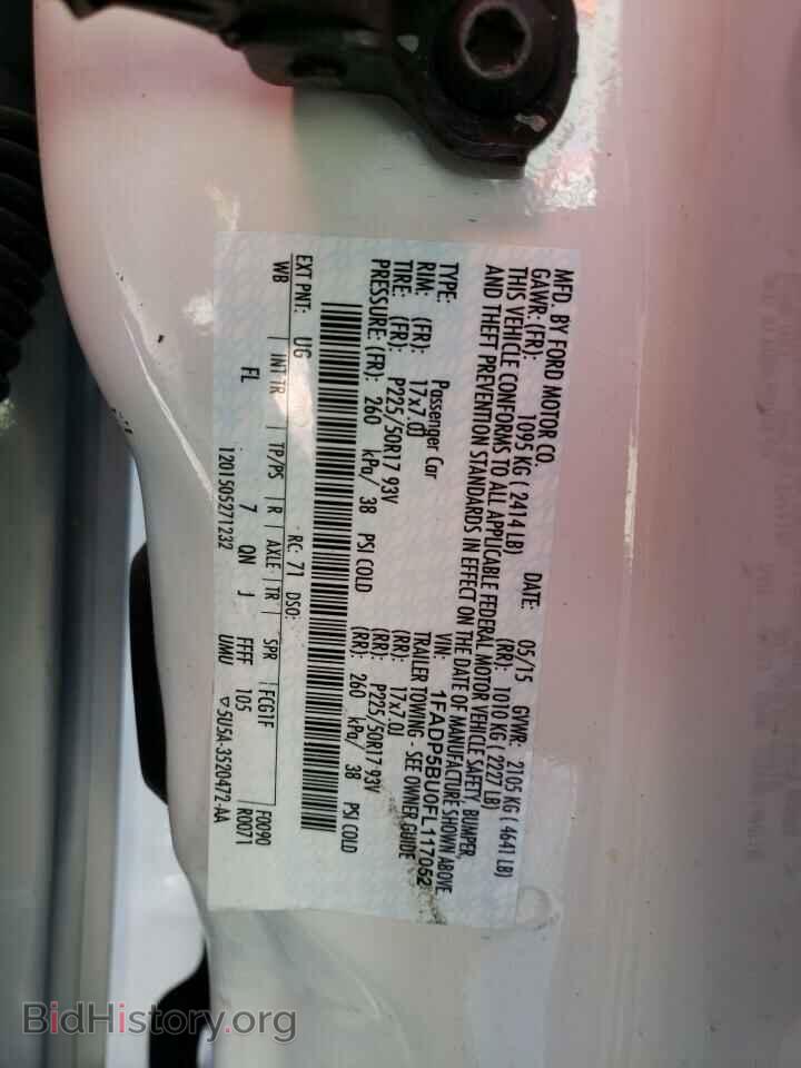 2015 FORD CMAX - VIN: 1FADP5BU0FL117052 - Фото 12