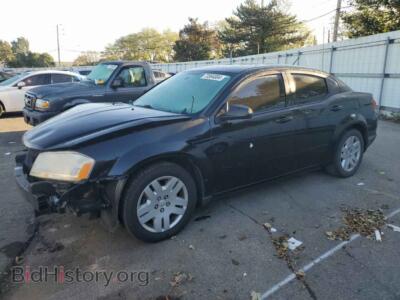 2013 Dodge AVENGER SE, черный — VIN 1C3CDZAG5DN748516, Copart