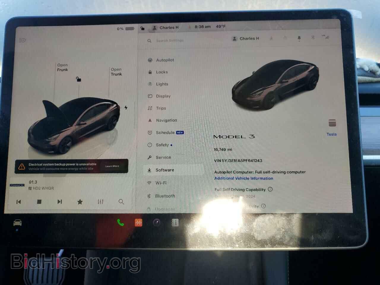 2023 TESLA MODEL 3 - VIN: 5YJ3E1EA5PF641243 - Фото 9