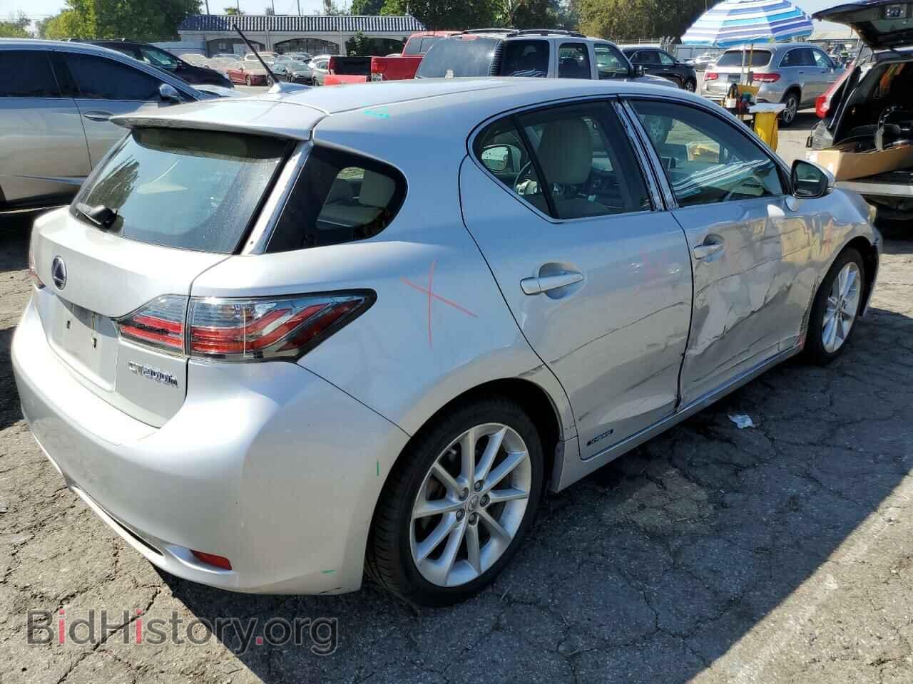 2012 LEXUS CT 200 - VIN: JTHKD5BH2C2098548 - Фото 3