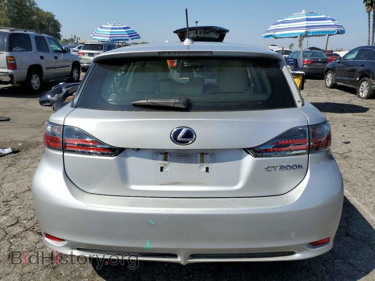 2012 LEXUS CT 200 - VIN: JTHKD5BH2C2098548 - Фото 6