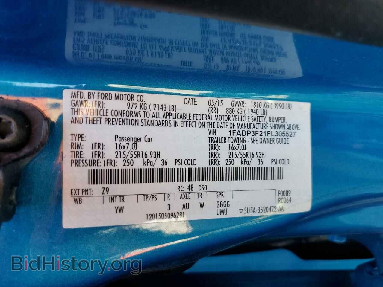 2015 FORD FOCUS - VIN: 1FADP3F21FL305527 - Photo 13