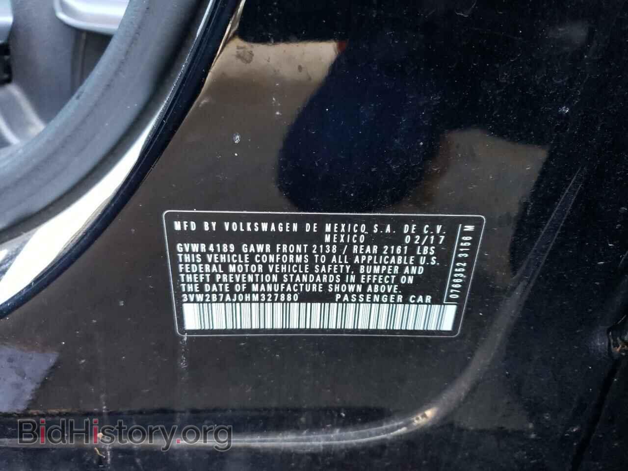 2017 VOLKSWAGEN JETTA - VIN: 3VW2B7AJ0HM327880 - Фото 12