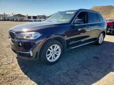 2015 BMW X5 SDRIVE35I, черный — VIN 5UXKR2C54F0H37861, Copart