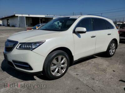 2015 Acura MDX Advance, белый — VIN 5FRYD3H8XFB002981, Copart