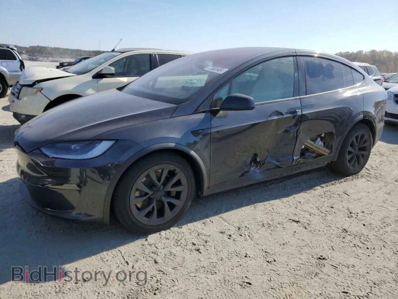 2024 Tesla MODEL X (VIN 7SAXCBE5XRF447328) — фото 1 из 13, Copart, повреждение: бок