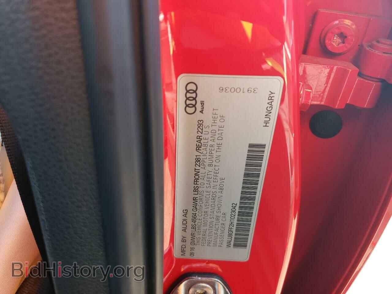 2017 AUDI A3 - VIN: WAUJ8GFF2H1023042 - Фото 12