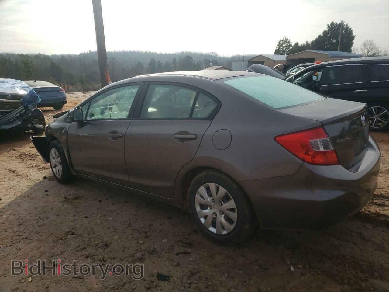 2012 HONDA CIVIC - VIN: 2HGFB2F57CH529465 - Фото 2