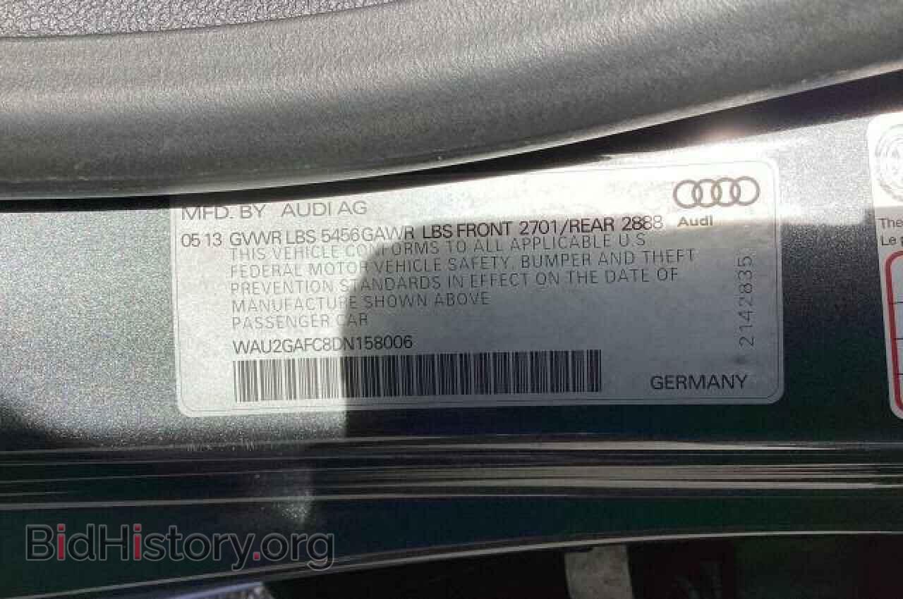 2013 AUDI A7 - VIN: WAU2GAFC8DN158006 - Фото 10