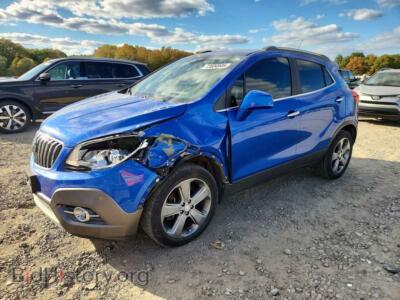 2013 Buick ENCORE Convenience, синий — VIN KL4CJBSB0DB078111, Copart