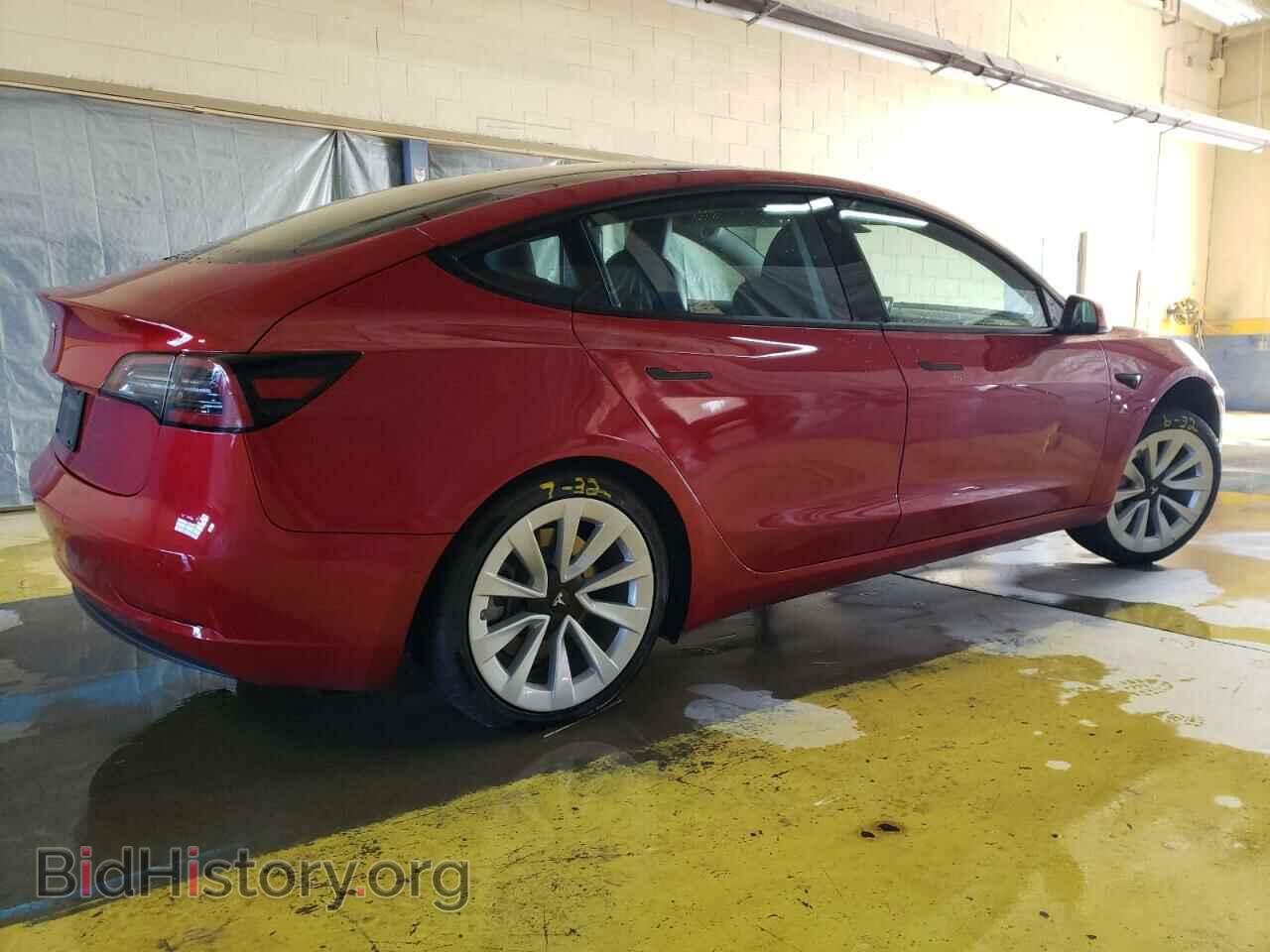 2022 TESLA MODEL 3 - VIN: 5YJ3E1EA0NF304427 - Фото 3