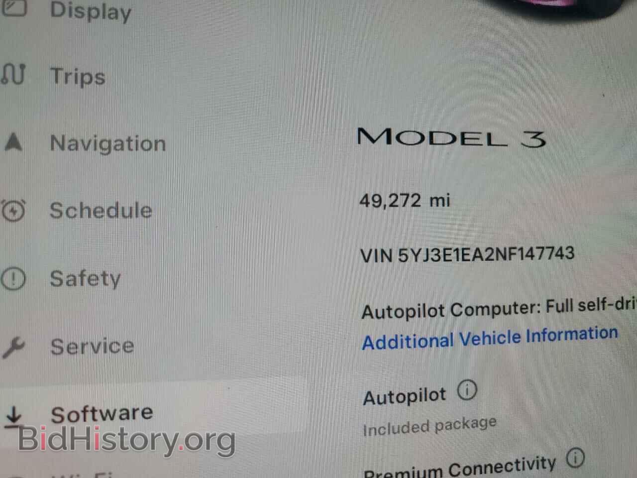 2022 TESLA MODEL 3 - VIN: 5YJ3E1EA2NF147743 - Фото 9