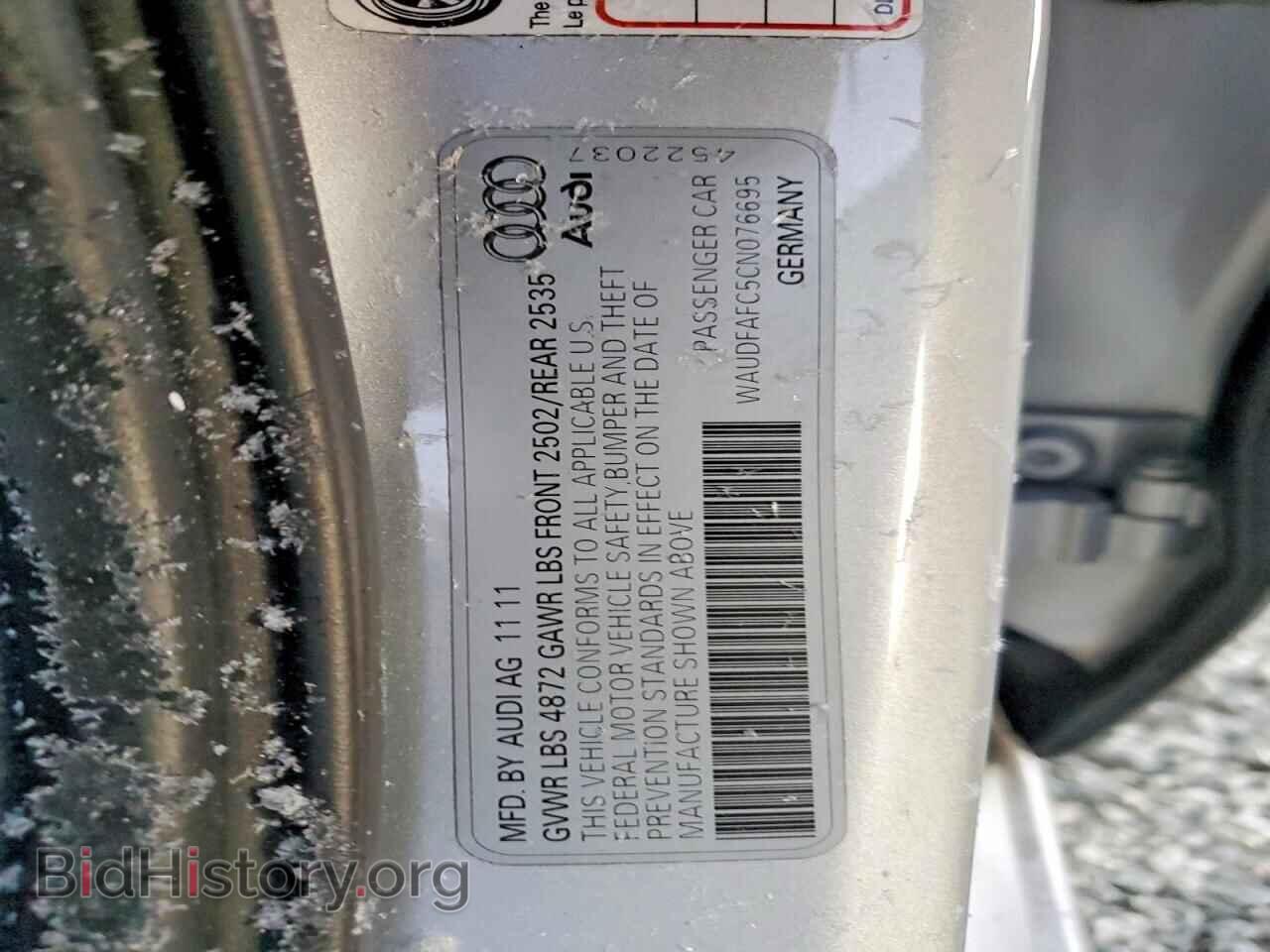 2012 AUDI A6 - VIN: WAUDFAFC5CN076695 - Photo 12