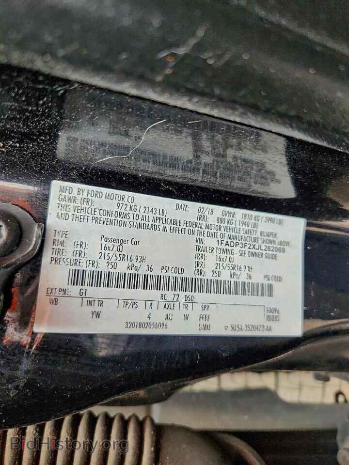 2018 FORD FOCUS - VIN: 1FADP3F2XJL262069 - Фото 13