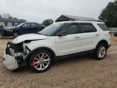 2012 Ford EXPLORER Explorer X, white — VIN 1FMHK7D81CGA53223, Copart
