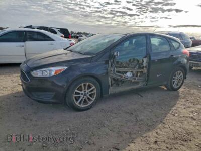 2017 Ford FOCUS SE, черный — VIN 1FADP3K20HL217237, Copart