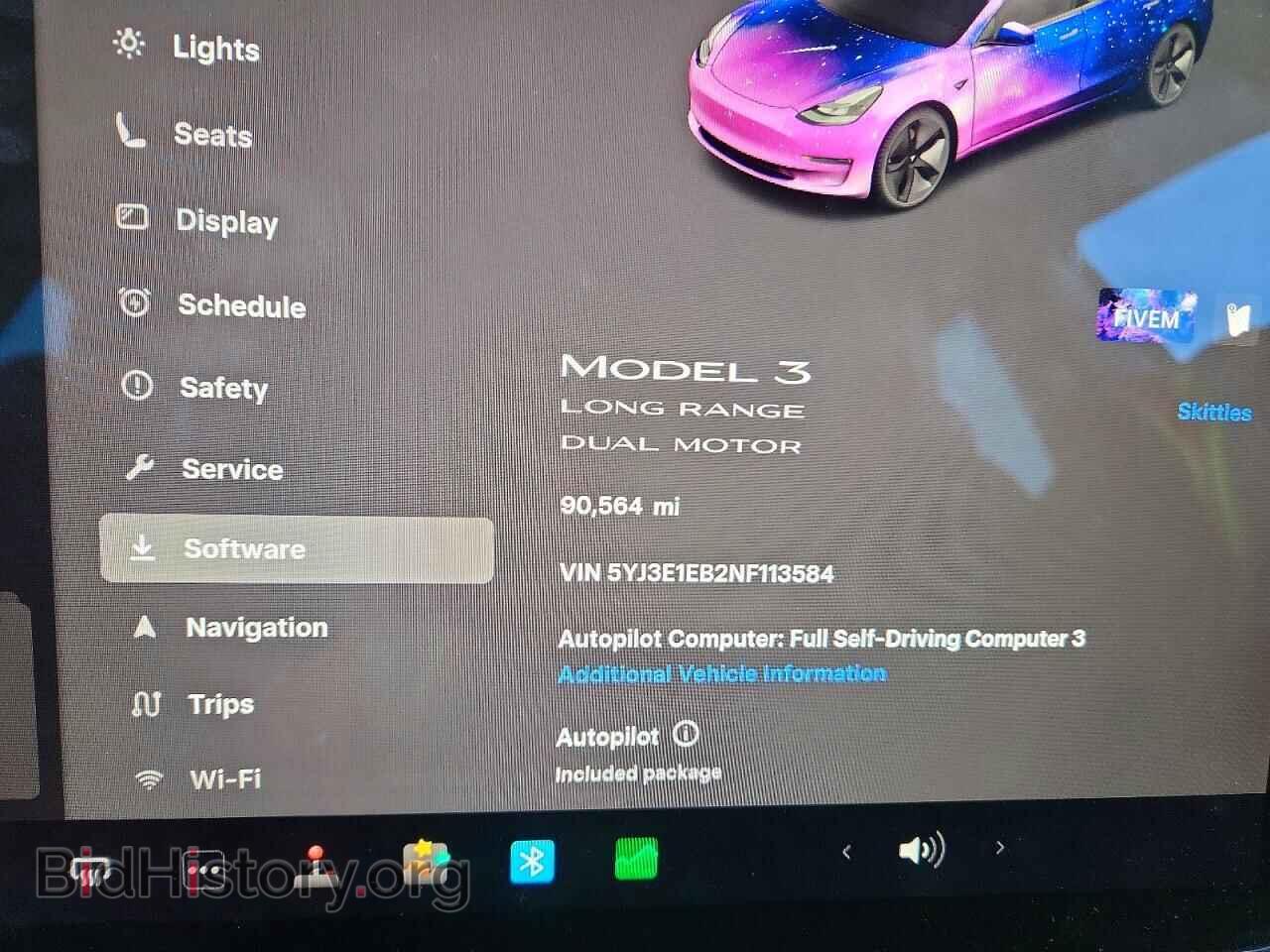 2022 TESLA MODEL 3 - VIN: 5YJ3E1EB2NF113584 - Photo 9