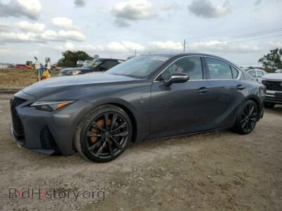 2024 Lexus IS 300, gray — VIN JTHBA1D29R5129554, Copart