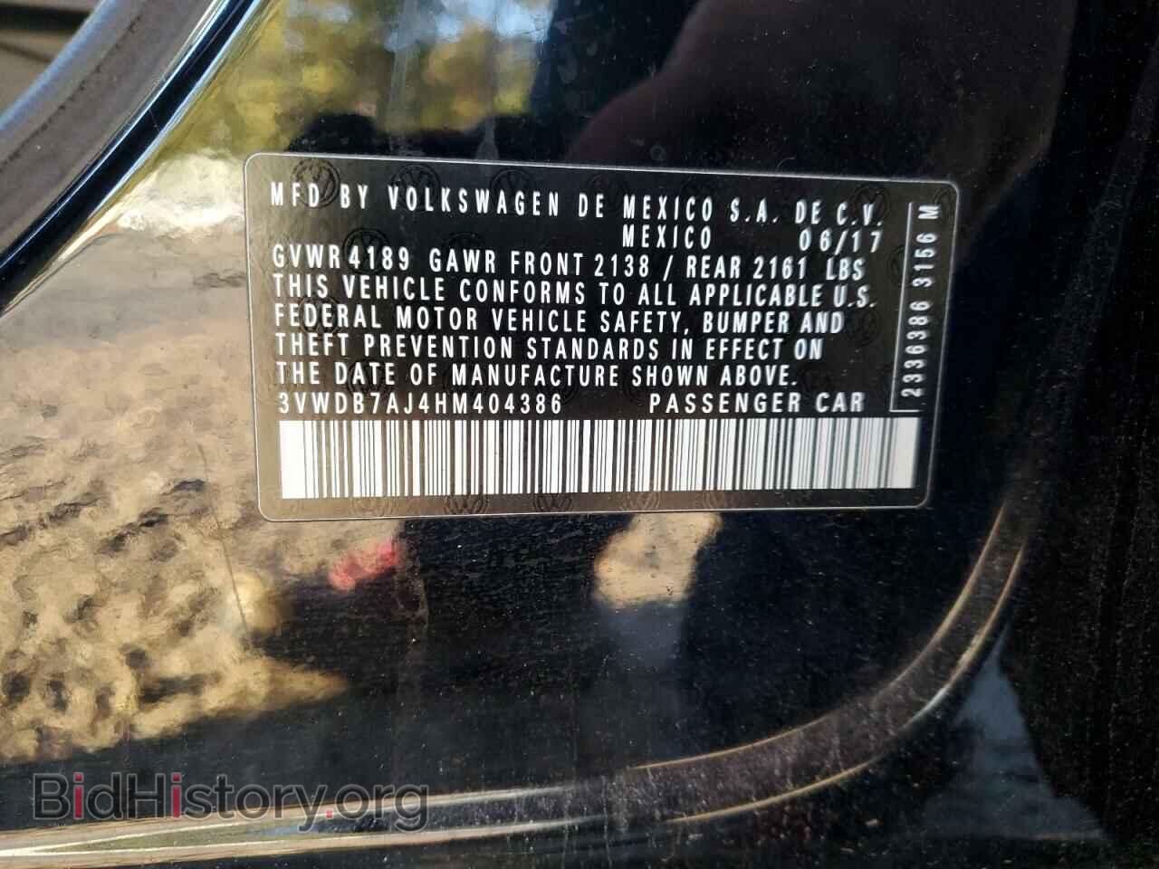 2017 VOLKSWAGEN JETTA - VIN: 3VWDB7AJ4HM404386 - Фото 12