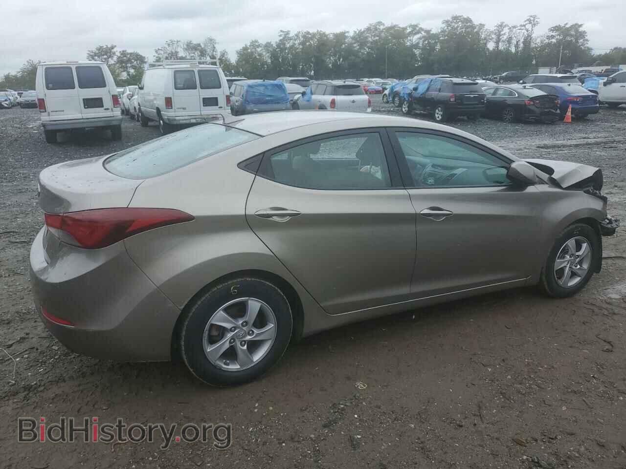 2014 HYUNDAI ELANTRA - VIN: 5NPDH4AE1EH512050 - Фото 3