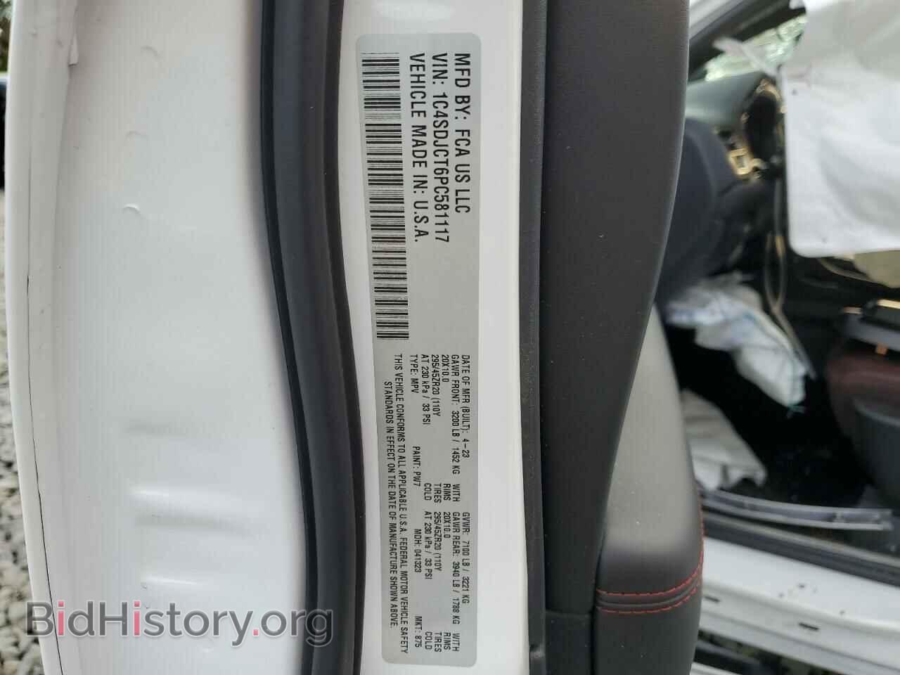 2023 DODGE DURANGO - VIN: 1C4SDJCT6PC581117 - Фото 13