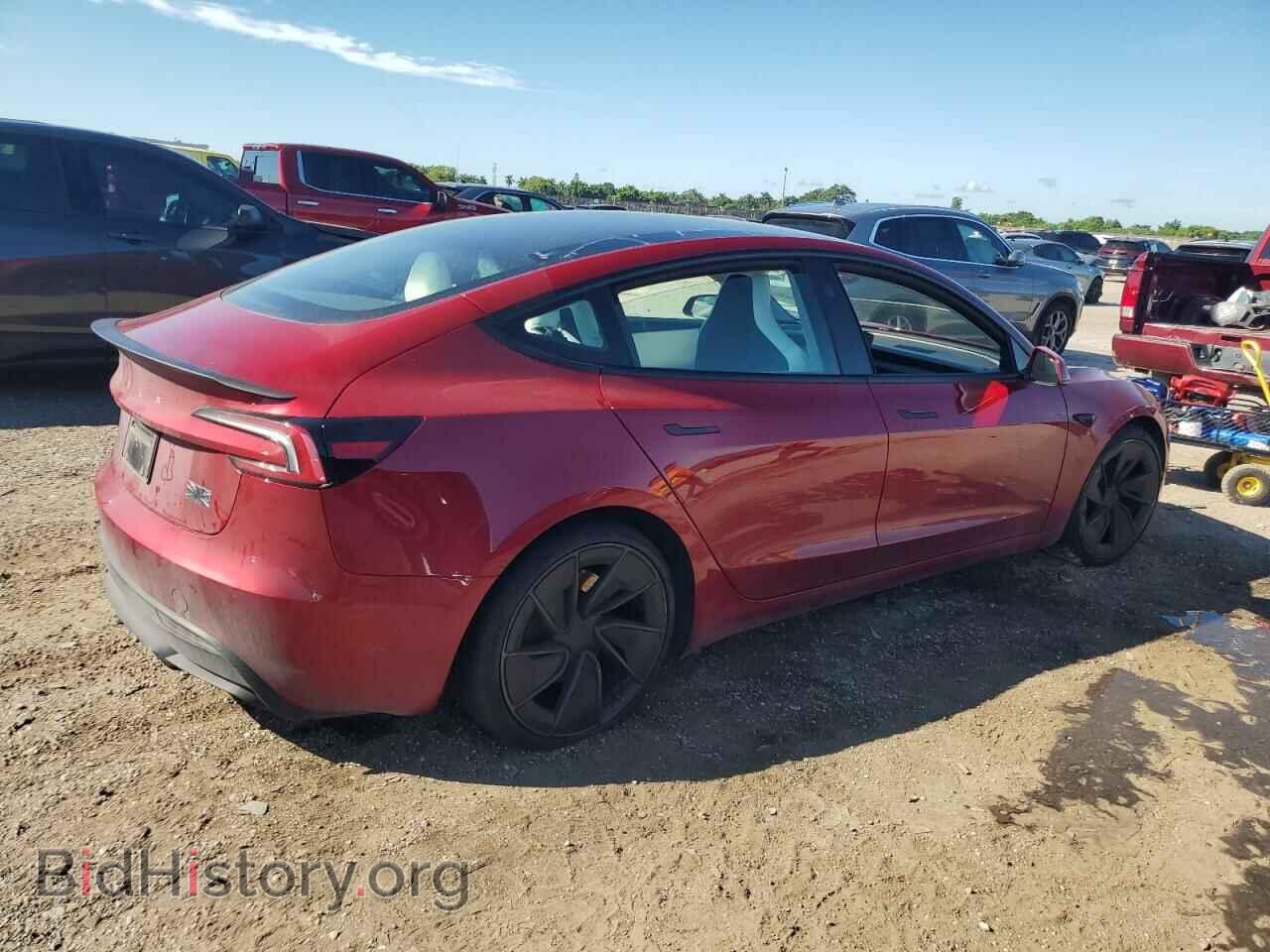 2024 TESLA MODEL 3 - VIN: 5YJ3E1ET5RF769597 - Фото 3