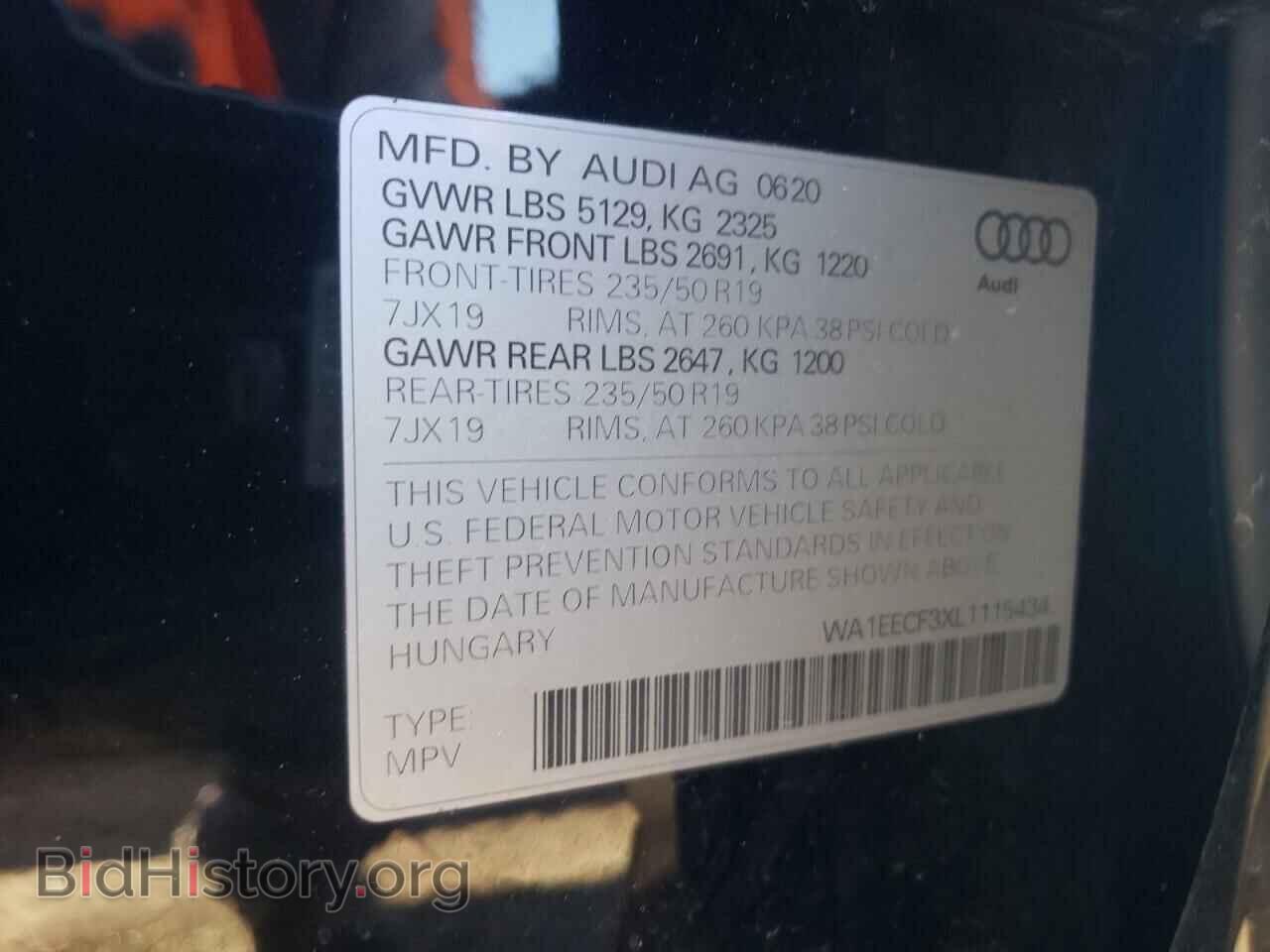 2020 AUDI Q3 - VIN: WA1EECF3XL1115434 - Фото 13