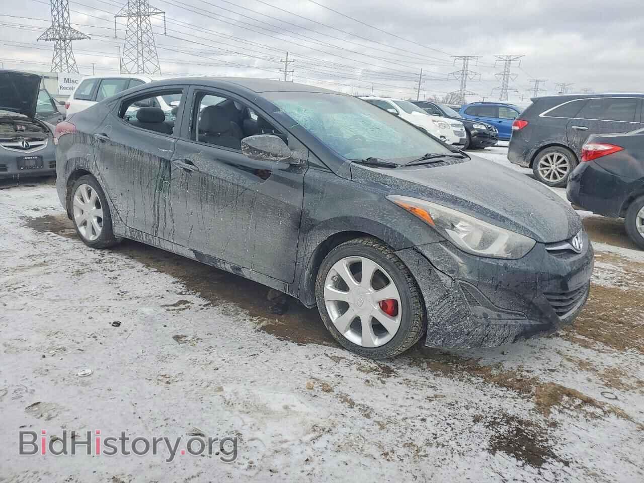 2014 HYUNDAI ELANTRA - VIN: KMHDH4AE9EU210409 - Фото 4