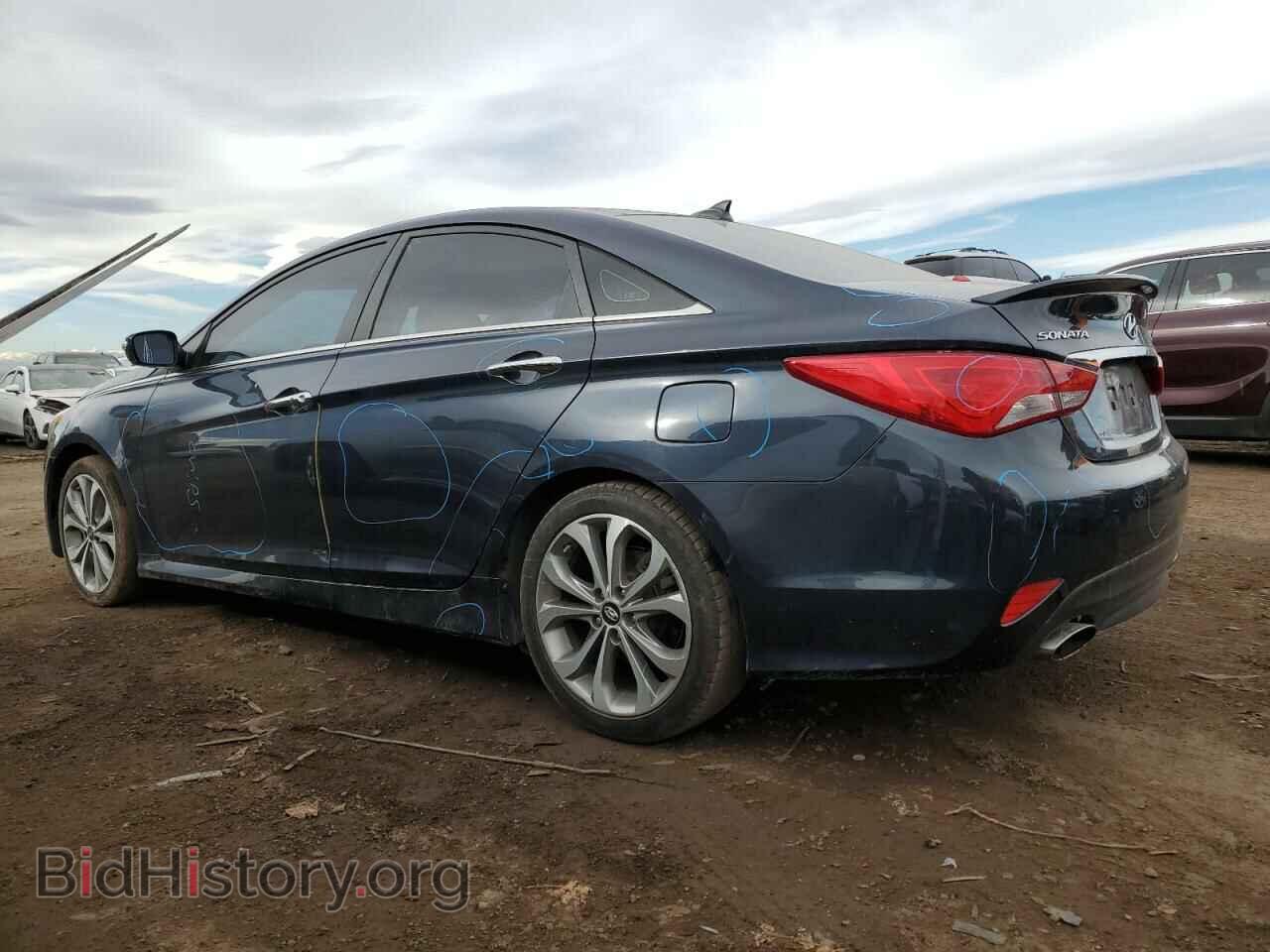 2014 HYUNDAI SONATA - VIN: 5NPEC4AB4EH870025 - Фото 2