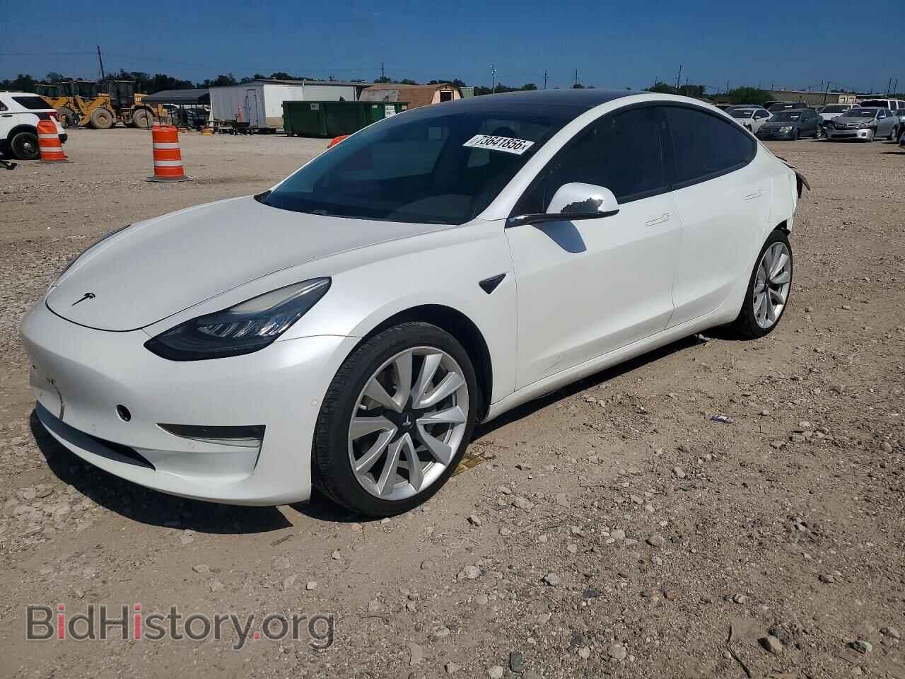 2019 Tesla MODEL 3 (VIN 5YJ3E1EA0KF402580) — photo 1 of 12, Copart, damage: rear end