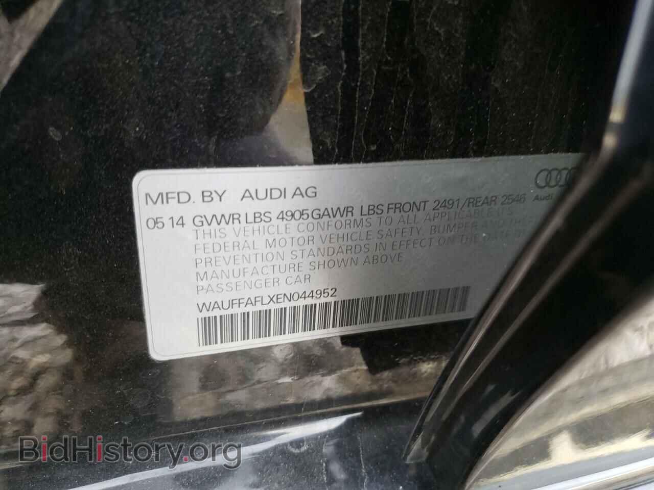 2014 AUDI A4 - VIN: WAUFFAFLXEN044952 - Фото 12