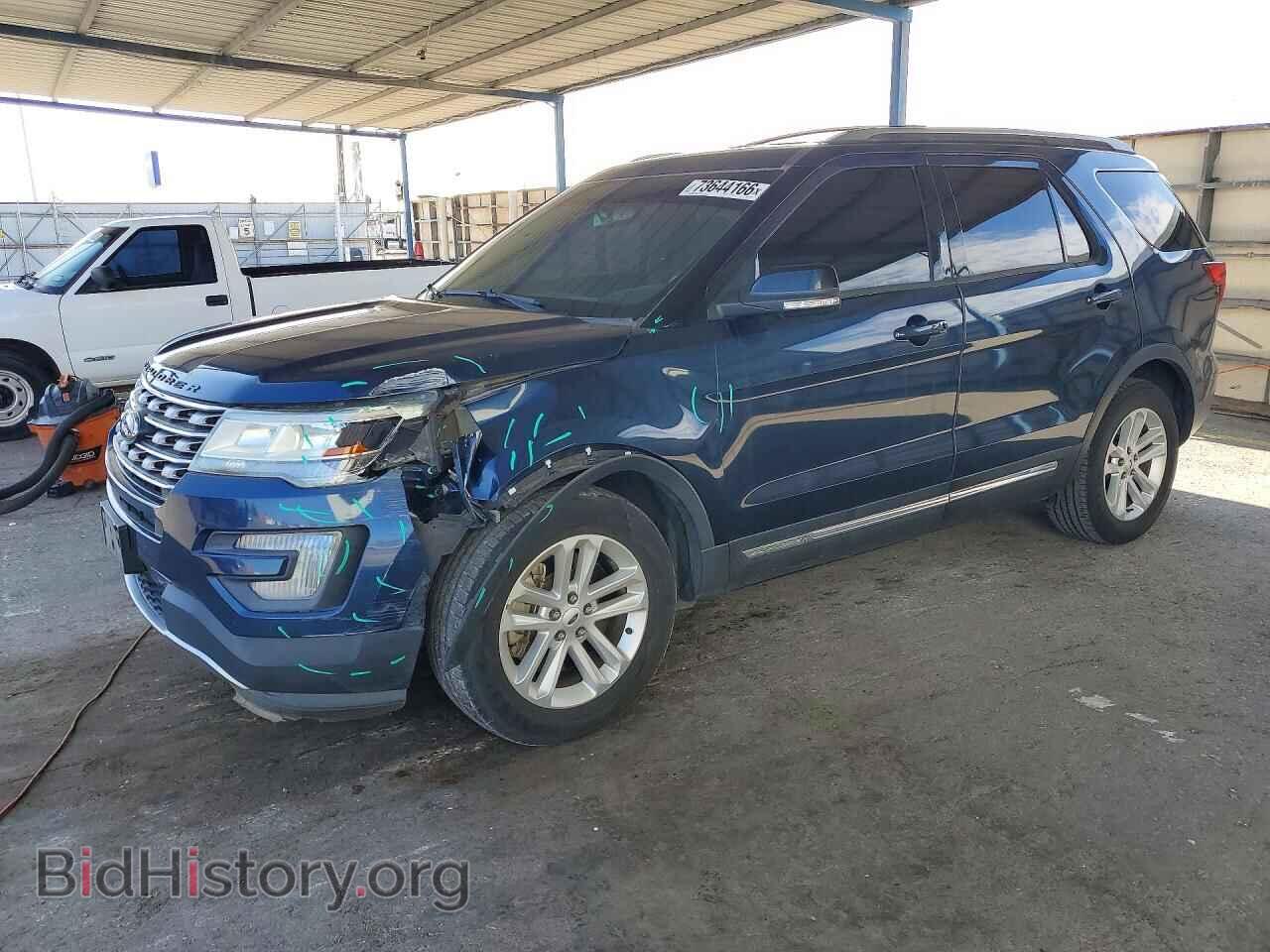 2017 Ford EXPLORER XLT (VIN 1FM5K7D83HGD53629) — фото 1 из 13, Copart, повреждение: передняя часть