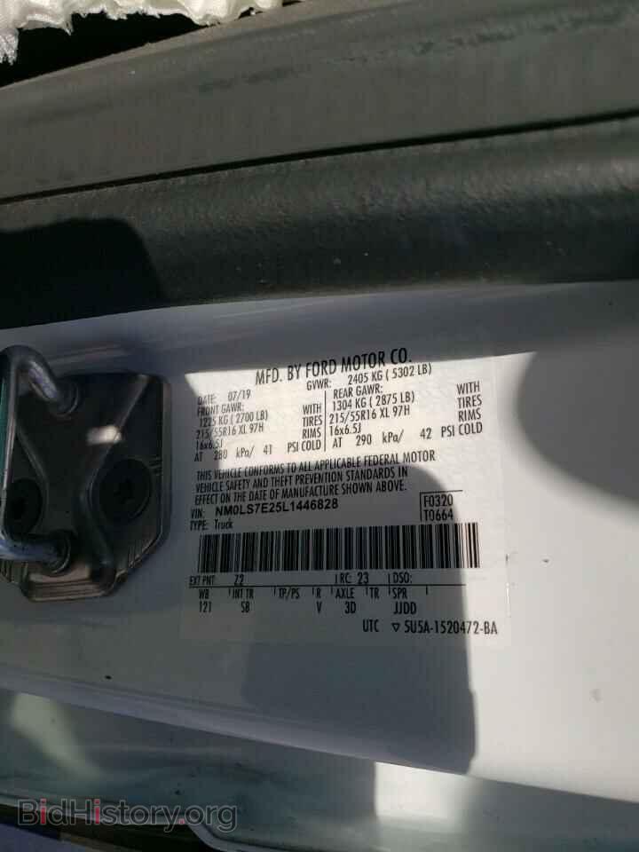 2020 FORD TRANSIT - VIN: NM0LS7E25L1446828 - Фото 13