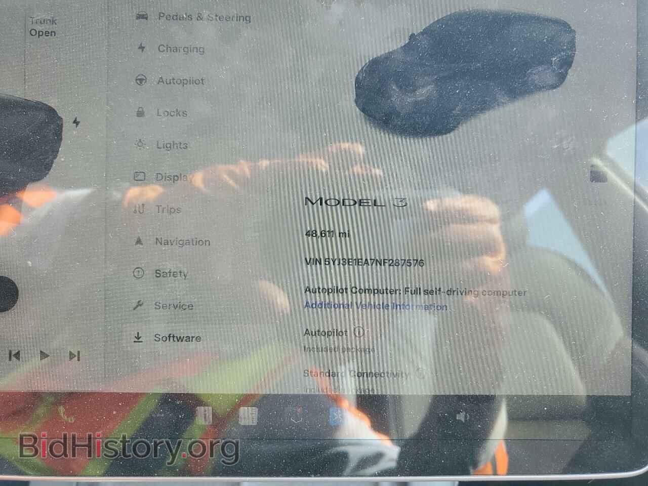2022 TESLA MODEL 3 - VIN: 5YJ3E1EA7NF287576 - Фото 9