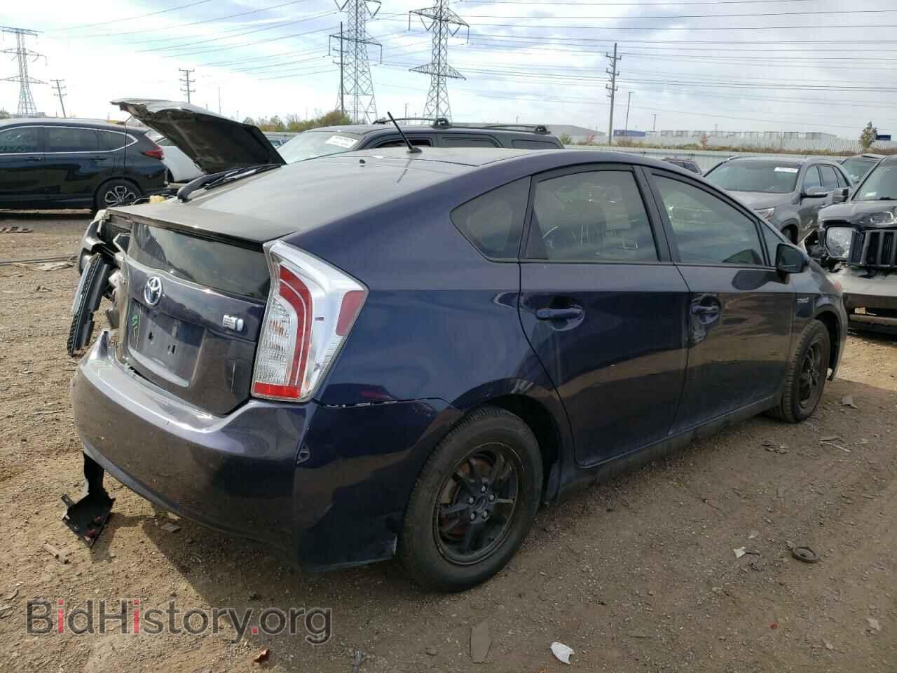 2014 TOYOTA PRIUS - VIN: JTDKN3DU4E0361201 - Фото 3