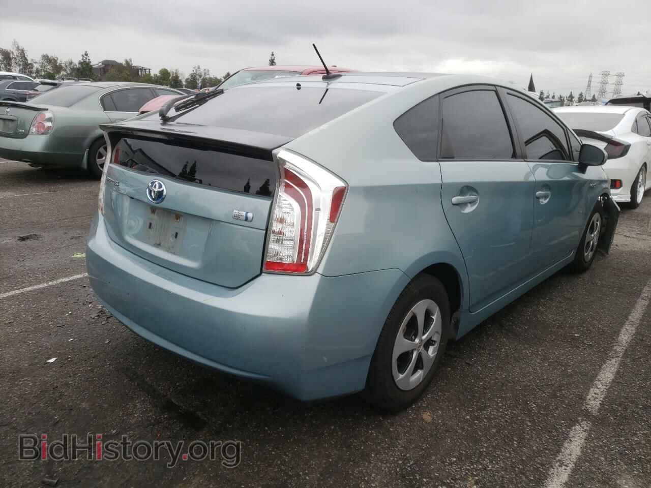 2012 TOYOTA PRIUS - VIN: JTDKN3DU3C1482521 - Фото 3