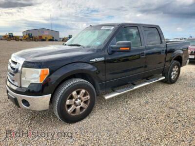 2011 Ford F150 Supercrew, black — VIN 1FTFW1CF2BFB93542, Copart