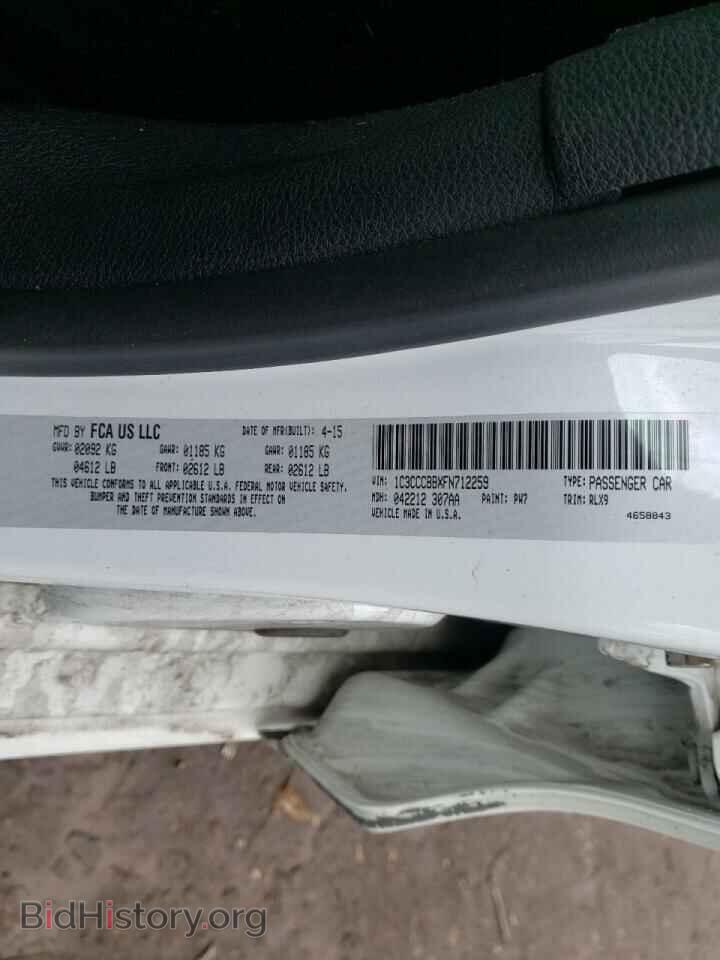 2015 CHRYSLER 200 - VIN: 1C3CCCBBXFN712259 - Фото 12