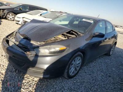 2014 Dodge DART SXT, темно-серый — VIN 1C3CDFBB0ED824393, Copart