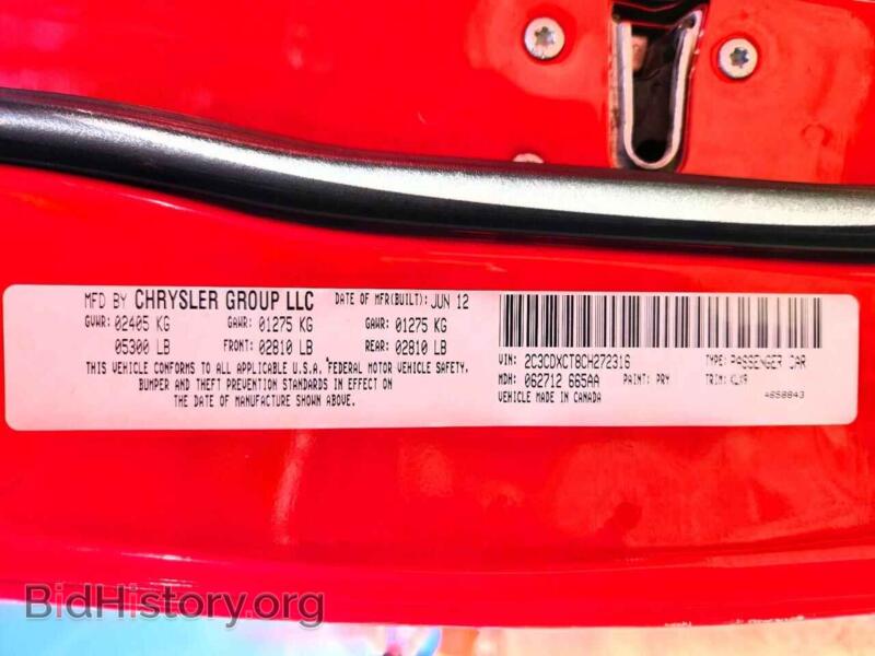 2012 Dodge CHARGER (VIN 2C3CDXCT8CH272316) — фото 13 из 14