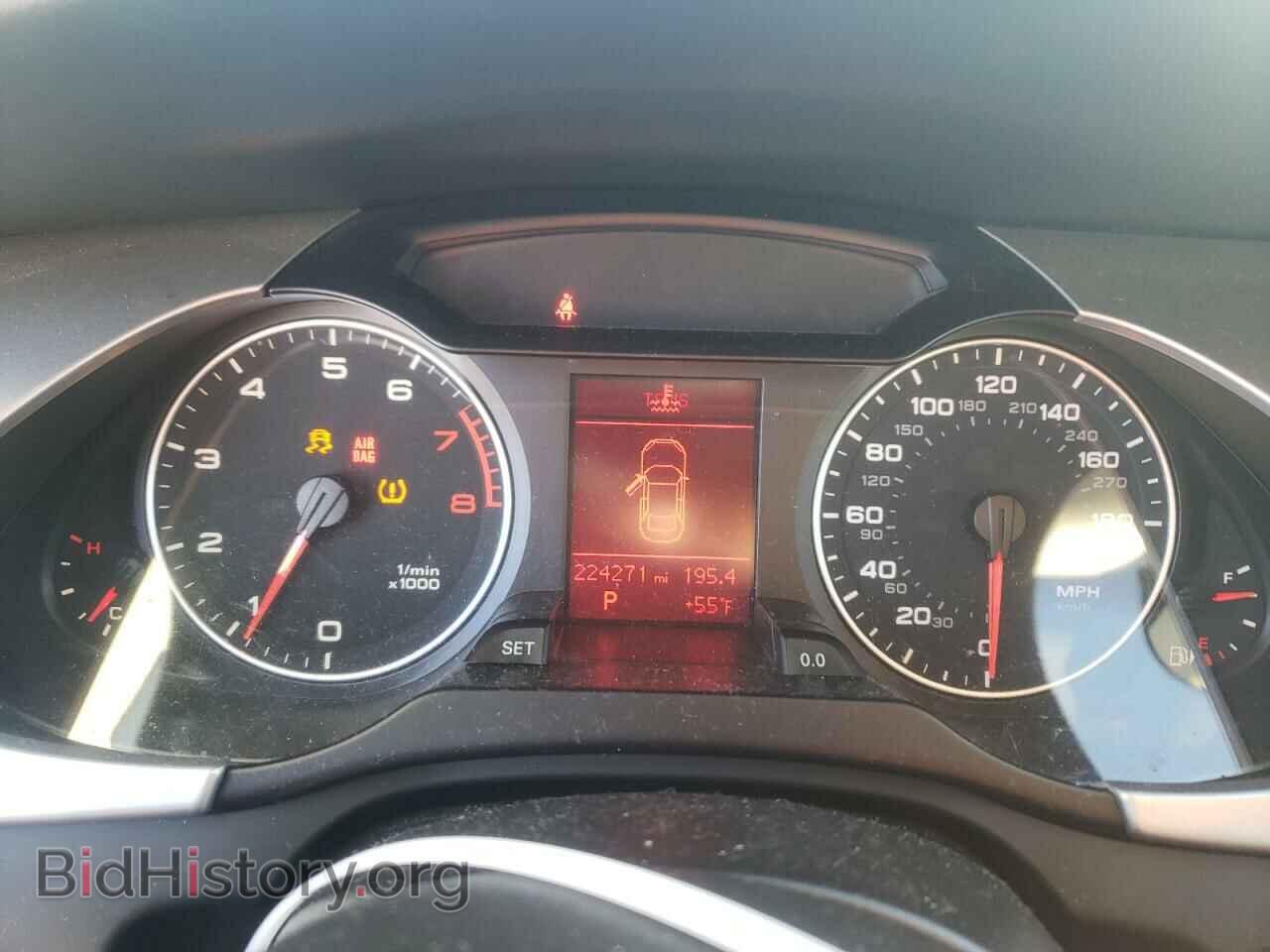 2012 AUDI A4 - VIN: WAUAFAFL3CN019897 - Фото 9